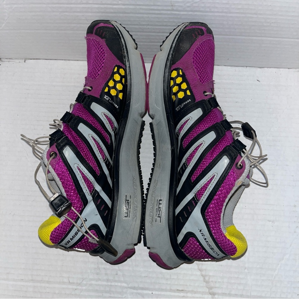 Salomon XR Mission 1 Trail Womens Sz 8 Running Athletic Shoes 129479 Purple - Picture 4 of 7